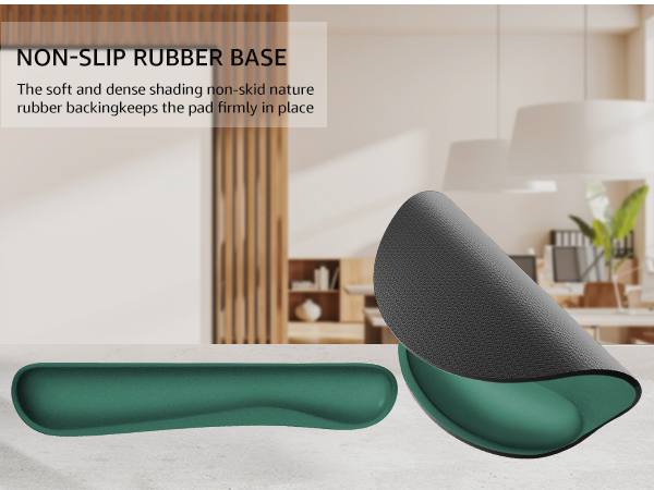 non-slip rubber base