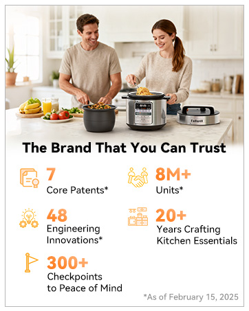 Fullwill has 7 patents, 48 engineering innovations and over 20 years crafting kitchen essentials.
