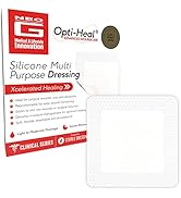 Neo G Opti-Heal Silicone Multi Purpose Surgical Wound Dressing– Sterile Adhesive Bandages for Sur...