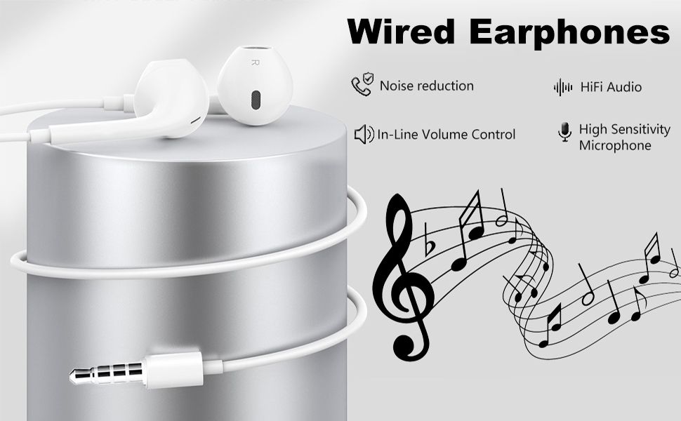 Wired iPhone Earbuds
