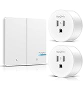 HAPYTHDA Remote Control Outlet Plug, 15A/1500W Wireless Light Switch for Lights, Fans, Projectors...