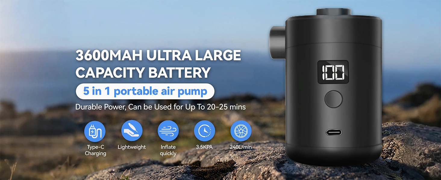 rechargeable air pump