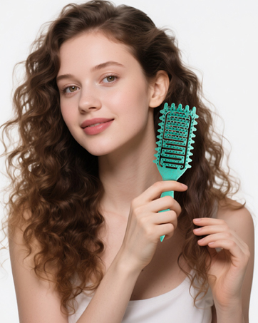 curly brush