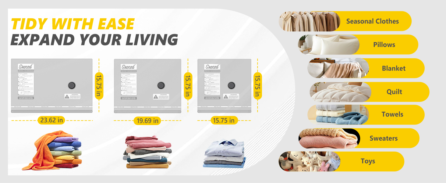 vacuum seal bags for clothing