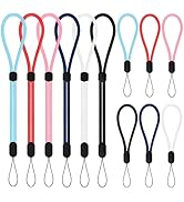 Hovmwey Wrist Strap Lanyard, 12 Pack Adjustable Wristlet Phone Lanyards for Keys, Cell Phone, Cam...