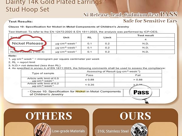 hypoallergenic earrings for women gold earring set 14k gold earrings for women earrings gold