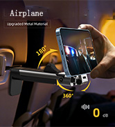 airplane phone holder 360 degree rotate silent,not disturb others