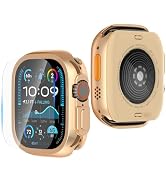 YIJDACASE [Metal Armor] Waterproof Case for Apple Watch Ultra 3/2/1 49mm, Military-Grade Shockpro...