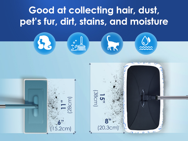good at collecting hair
