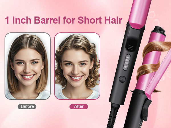 1 Inch Barrel for Short Hair