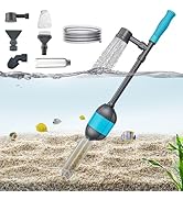Carefree Fish 30W Electric Aquarium Gravel Cleaner with 6Ft Tubing 6IN1 Automatic Fish Tank Grave...