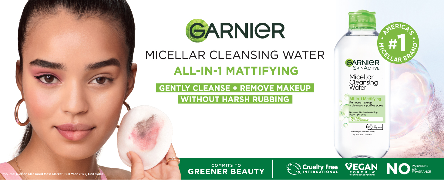 garnier micellar cleansing water all-in-1 mattifying 