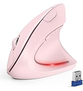 TECKNET Ergonomic Mouse, Wireless Bluetooth Vertical Mouse, 4800 DPI Optical Tracking, 6 Adjustab...