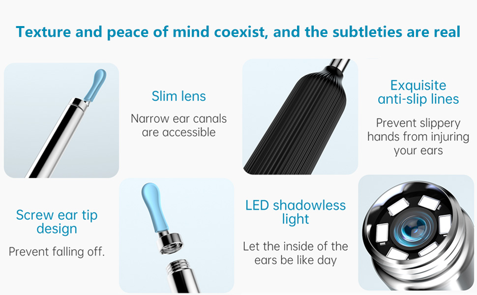 Ear Cleaner with 1080P HD Camera