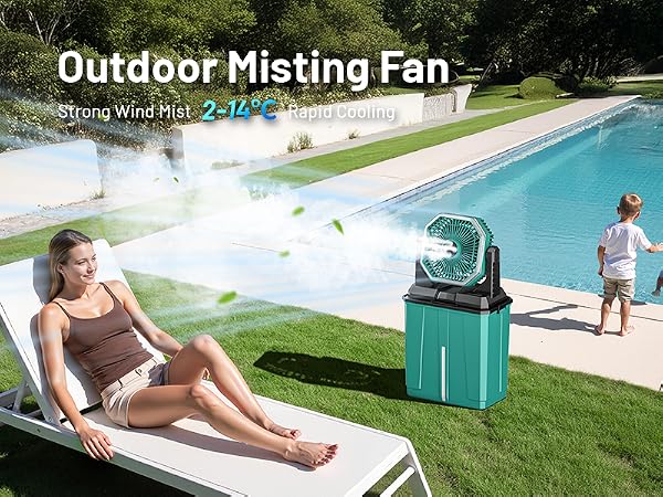 outdoor misting fan