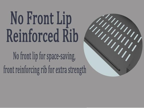 1U vented server rack shelf