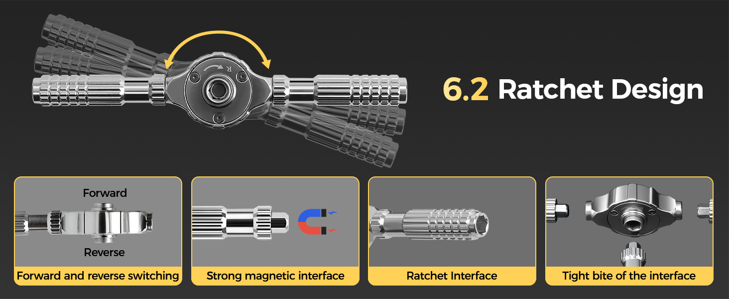 Detachable Ratchet Handle