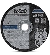 BHA Metal and Stainless Steel Cut Off Wheels for Die Grinders, 3” x 1/32” x 3/8” - 25 Pack