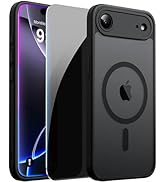 LWLFEKA Magnetic for iPhone 17 Air Case with Privacy Screen Protectors &amp; Full Camera Cover,Compat...
