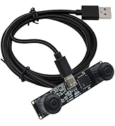 SVPRO Dual Lens USB Camera Module 1080P 60fps Fisheye UVC Industrial Camera Board Synchronisation...
