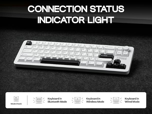 Galaxy68 Wireless Mechanical Keyboard in Aluminum with QMK/VIA Support