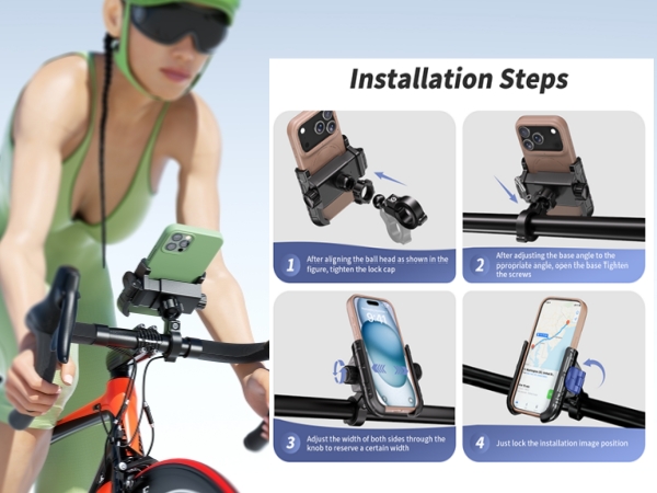 porta celular para moto