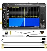 AURSINC 2025 Upgraded TinySA Ultra+ ZS406 Spectrum Analyzer, 4.0 Inch 100kHz-5.4GHz HW V0.4.6 Han...