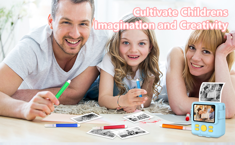 Instant Print Camera for Kids