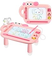 Toddler Girl Toys Age 1-2, Magnetic Drawing Board, Erasable Doodle Board Pad for Kids, Baby Early...
