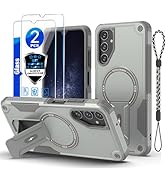 for Samsung Galaxy A05S case[Compatible with MagSafe][with 2 * 9H Tempered Glass Screen Protector...