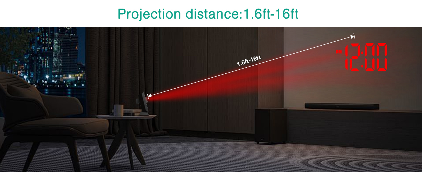 Projection Alarm Clock