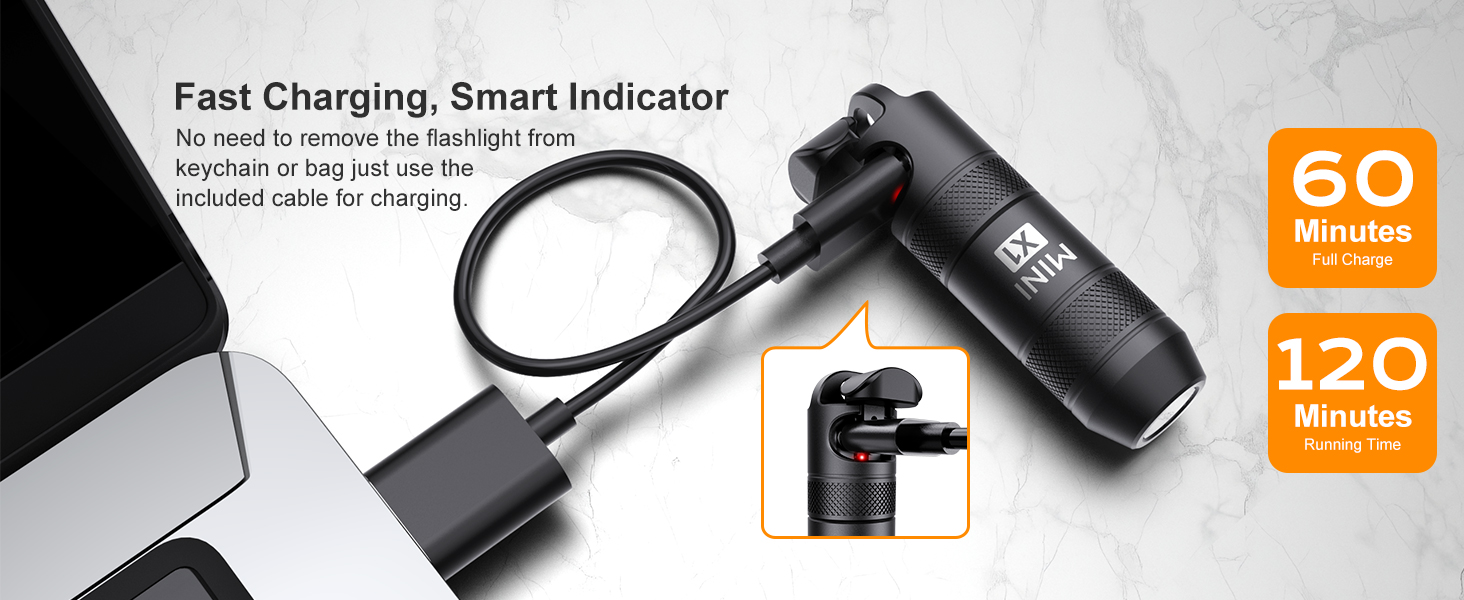 keychain flashlight rechargeable