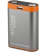 Electric Hand Warmer Phone Charger - HotPocket Lithium Ion Battery Pack, 115 Degree Heat for 8 Ho...