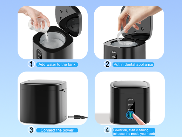 ultrasonic denture cleaner