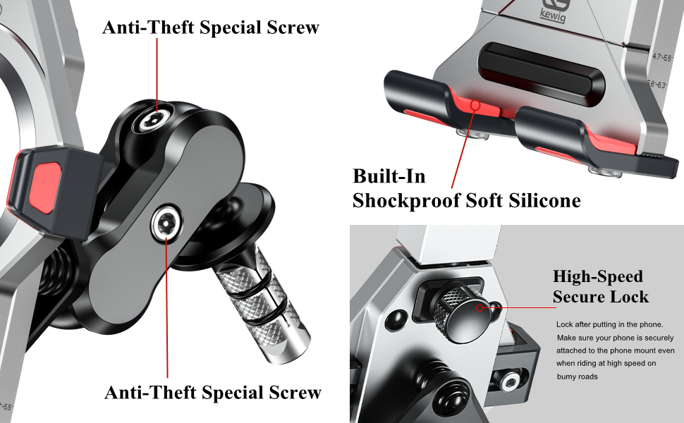Equipped with high-speed secure lock