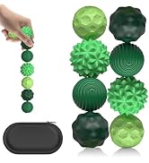 Kizcmvre Silicone Fidget Balls - 8Pcs Sensory Silicone Balls Desk Toy for Stress Relief and ADHD ...