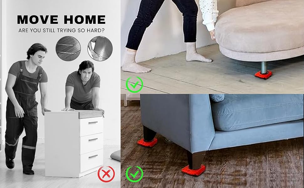 Furniture Movers with Wheels