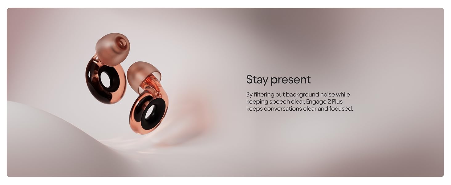 Loop Engage Plus Noise Reducing Earplugs