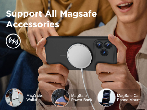 iPhone 17 Pro Max Case Silicone Magnetic