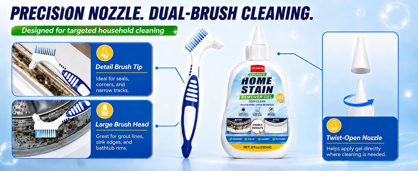 Washing machine mold remover
