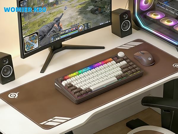75% Mechanical Keyboard with Screen and Knob