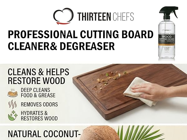 Professional Cutting Board Cleaner and Degreaser