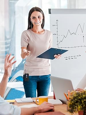 In Ear Back Electric Microphone - Portable Omnidirectional Wired Headset Pro Voice Audio Condenser