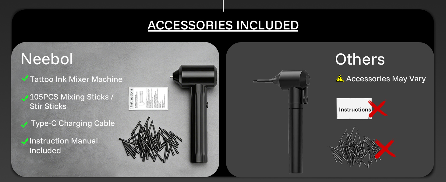 Ready-to-Use Complete Kit, 105PCS Stirring Sticks + Guide.