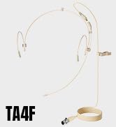 JK MIC-J 071S Headworn Microphone Compatible with Shure Wirelress Bodypack Transmitters