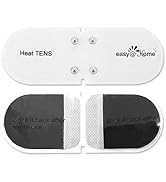 Easy@Home Tens Unit Self Stick Carbon Electrode Pads, 2 Pack 6.9" x 2.6" Reusable Pads- Non Irrit...