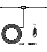 CHHLIUT Universal FM Radio Dipole Antenna, 75 Ohm, 16ft, Screw F Male Plug for Home AV Audio Ster...