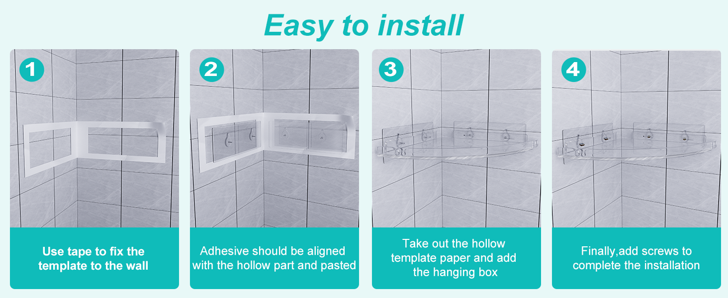 Acrylic Shower Caddy