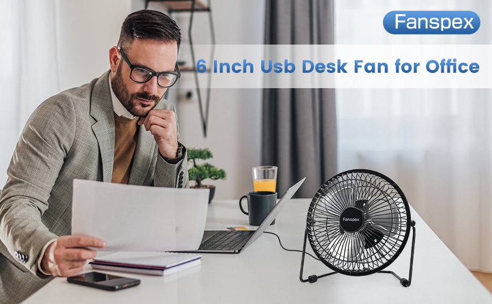 Fanspex 6-inch USB small fan FS-U601