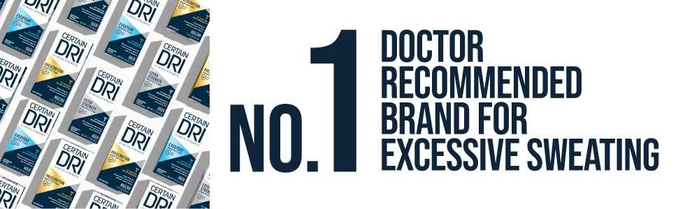 #1 Doctor Recommended Brand For Excessive Sweating